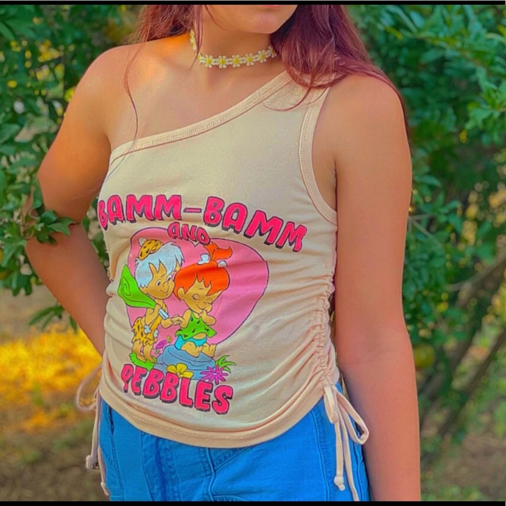 BammBamm & Pebbles fitted tank top